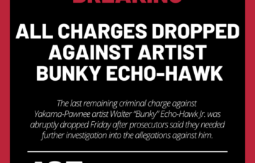 Breaking News Graphic - Bunky Echohawk