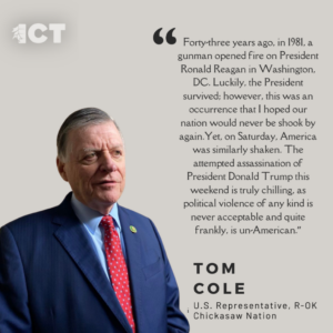 Tom Cole - Trump Attempted Assassination Quote