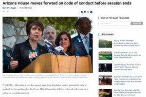 Cronkite News - AZ House moves forward on code of conduct