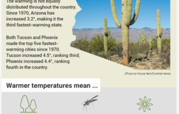 Infogram Arizona Climate Warming State